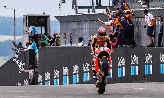 Marc Márquez se corona en Sachsenring