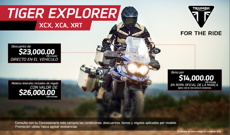 XCX, XCA, XRT son los modelos de la Tiger Explorer que te puedes llevar fácilmente