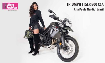 Ana Paula Nardi, con su impactante mirada viene a imponer su estilo en las pasarelas de Moto Fashion