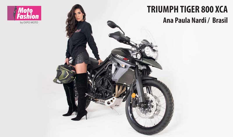 Ana Paula Nardi, con su impactante mirada viene a imponer su estilo en las pasarelas de Moto Fashion