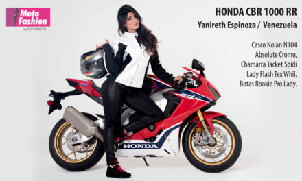 Roba miradas la Honda CBR1000RR  y la belleza de Yanireth Espinoza