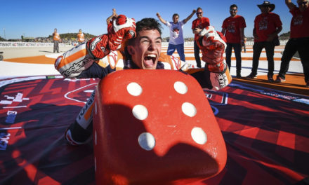 Marc Márquez campeón absoluto del Campeonato Mundial de MotoGP. Un triunfo más para el español y HONDA