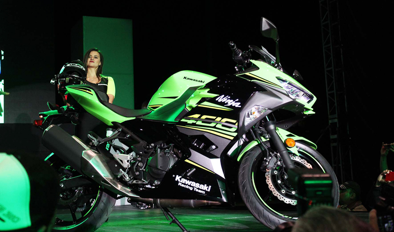 La poderosa Ninja 400 de Kawasaki salió a la luz en el Foro de Expo Moto