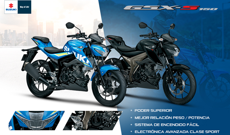 Suzuki GSX-S150, la motocicleta naked-deportiva creada para la ciudad