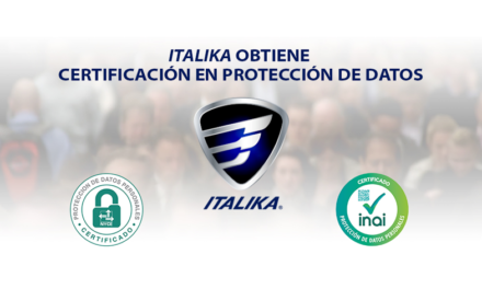 ITALIKA obtiene certificado en protección de datos
