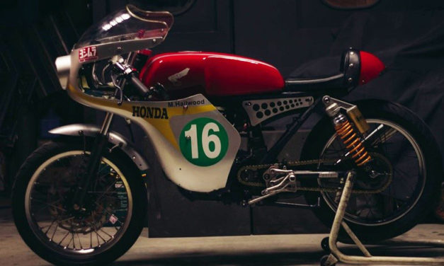 A manera de homenaje llega la customizada Honda RC166, inspirada en una pieza de los años 60
