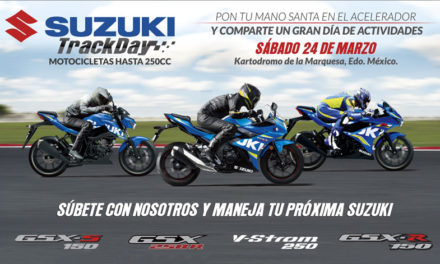 ¡Llega el primer Suzuki Track Day del año!