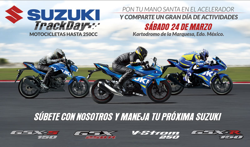 ¡Llega el primer Suzuki Track Day del año!