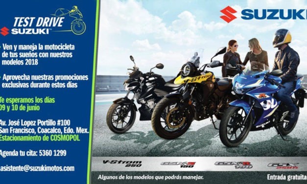 Suzuki Test Drive en Coacalco, Edo. de México