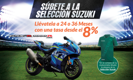 Estrena la motocicleta de tus sueños con Suzuki y Banregio