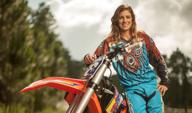 Audaz e intrépida: Tarah Gieger, una reina del motocross femenil