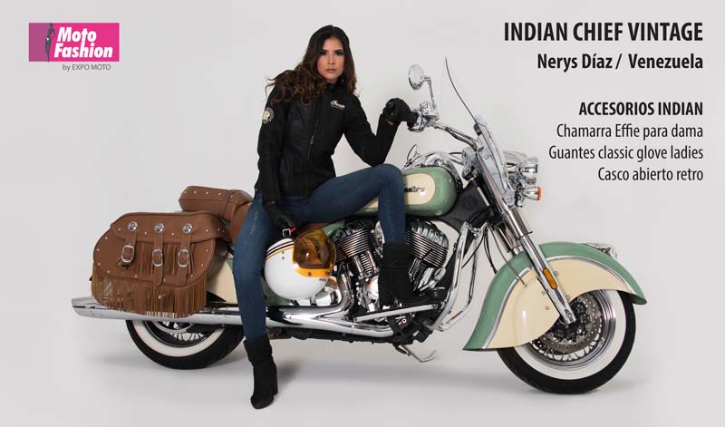 Refinada y con una potencia increíble, la Indian Chief Vintage es la favorita de Nerys Díaz