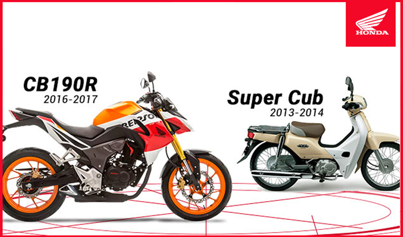 ¡ATENCIÓN! ¿Eres propietario de una CB190R o una Super Cub?