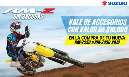 “Únete SIN 3XCUSAS al mundo del motocross con las RM-Z de Suzuki”