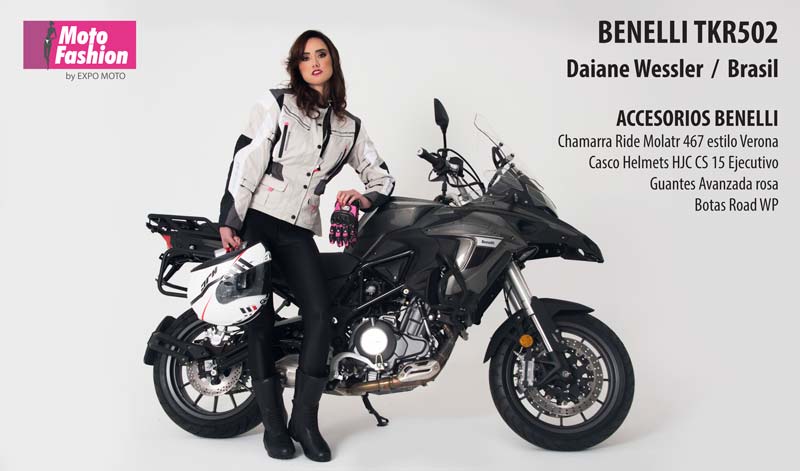 De Brasil a las pasarelas de Moto Fashion, Daiane Wessler Dos Santos viene decidida a ganar y a ser dueña del título Moto Fashion 2018