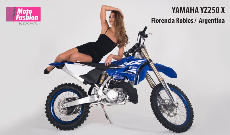 Florencia Robles, una rubia que te robará suspiros en Expo Moto