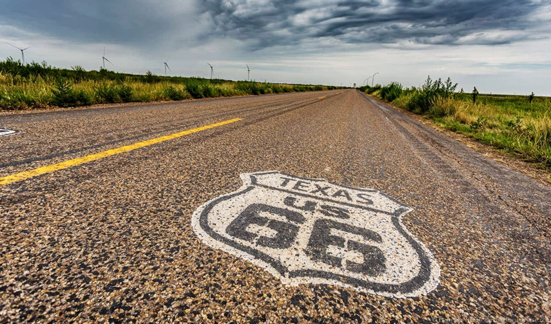 Ruta 66, rodando por tierra de búfalos y vaqueros