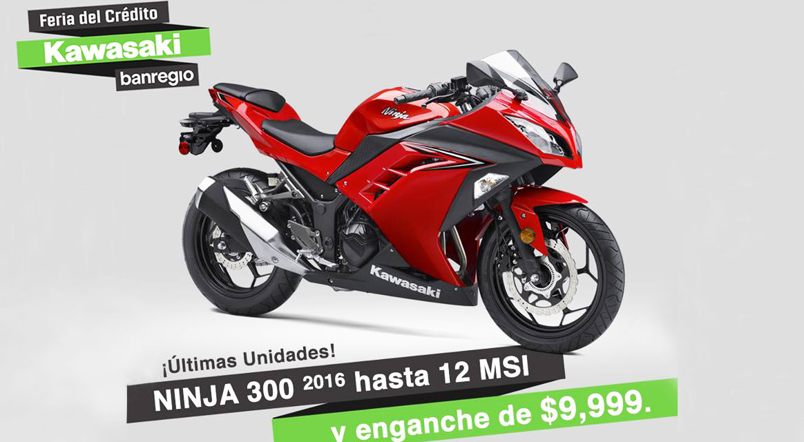 Aprovecha la promoción y hazte de una Kawasaki #NINJA300