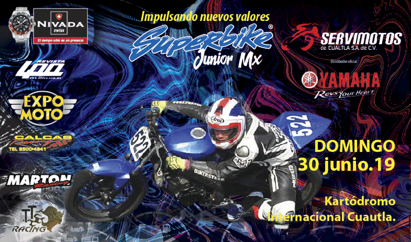 Superbike Cuautla, próximo domingo