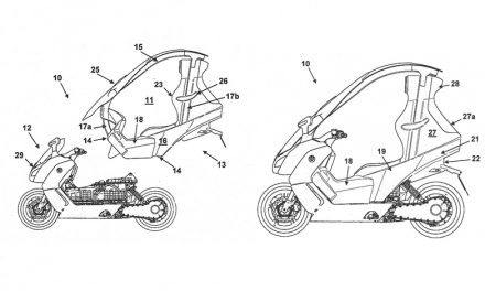 BMW ha patentado una nueva capota para sus scooters