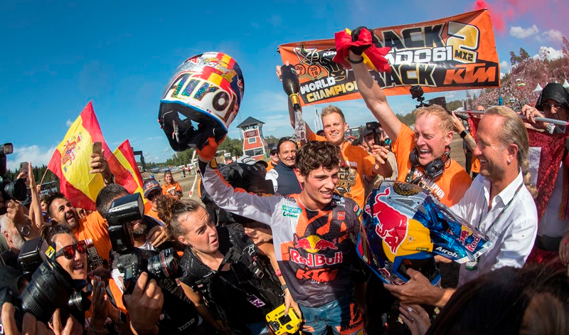 Jorge Prado campeón del mundo de MX2