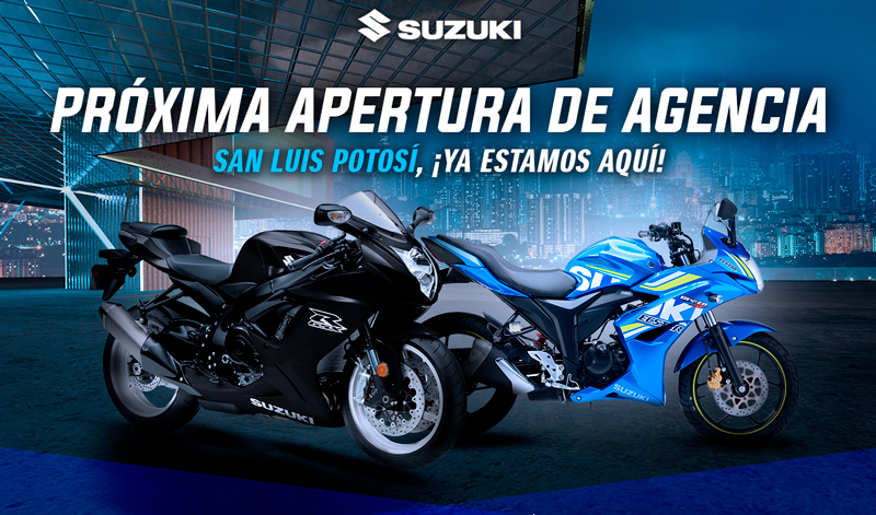 ¡Suzuki Motos México abre una nueva agencia en San Luis Potosí!
