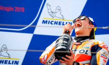 Apantallante victoria de Marc Márquez en el GP de Aragón