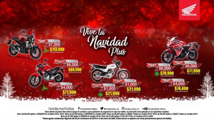 Vive la navidad con HONDA Motos México