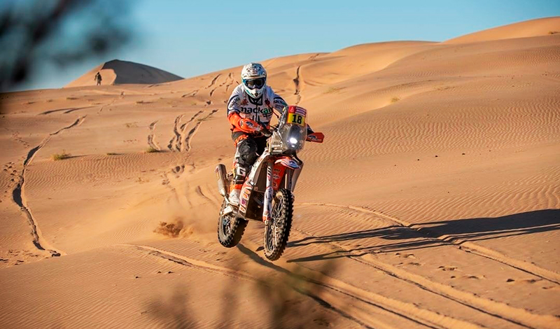 Sam Sunderland, líder de la tabla general del DAKAR 2020