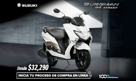 Suzuki tiene la moto perfecta para ti y tus traslados de corta distancia, Burgman Street 125cc 2020