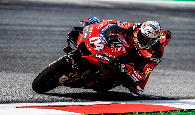 Dovizioso se exhibe en el GP de Austria y firma la 50° victoria de Ducati en MotoGP