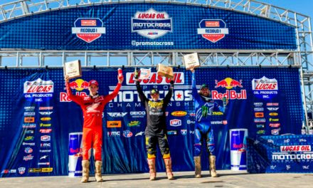 Zach Osborne, ganador de la cuarta carrera de Ama Motocross