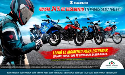 Llegó el momento de estrenar la Suzuki de tus sueños con tu crédito de Banco Azteca