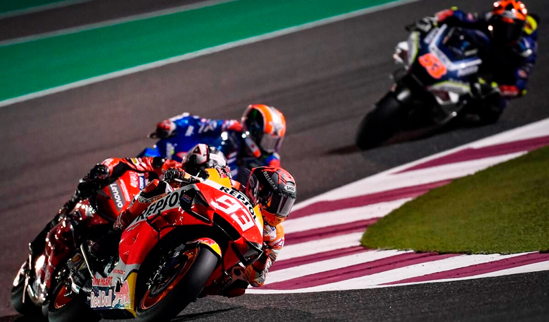 La pretemporada de MotoGP se disputará hasta marzo