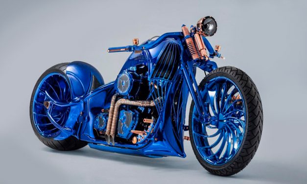 La motocicleta de dos millones de dólares: Harley Davidson Blue Edition