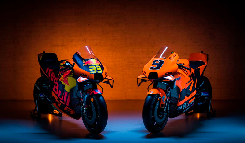 Presentados los dos equipos KTM que competirán en el mundial de MotoGP