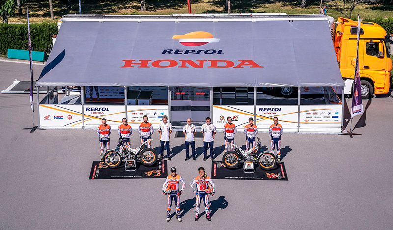 Honda y Repsol reanudan contrato en el equipo de trial por un año más