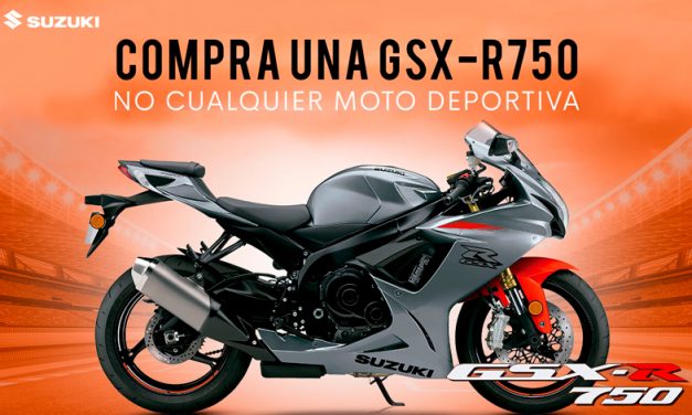 GSX-R750 te ofrece una experiencia deportiva inigualable