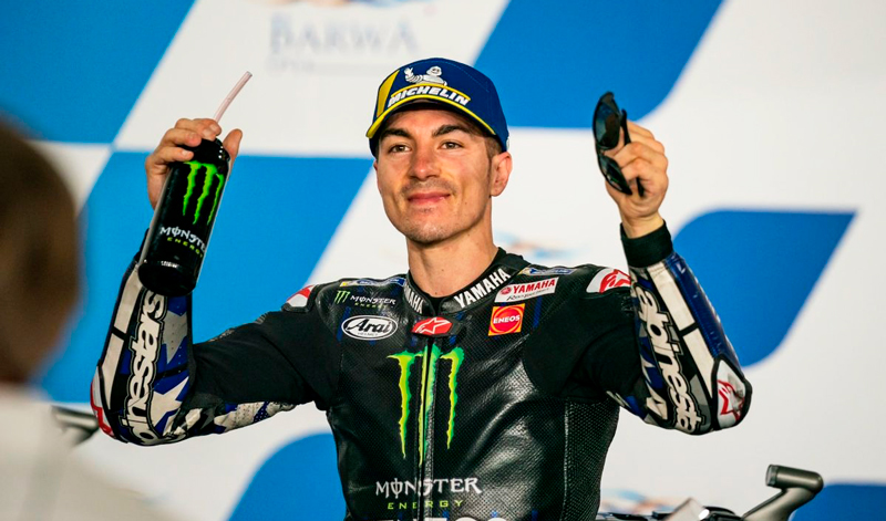 Maverick Viñales  con Yamaha se apodera del primer podio de MotoGP