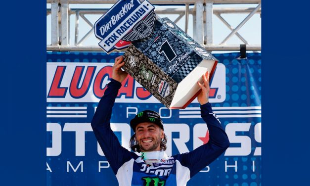Dylan Ferrandis, del Monster Energy Star Yamaha Racing, consigue su primera victoria en AMA Motocross 450