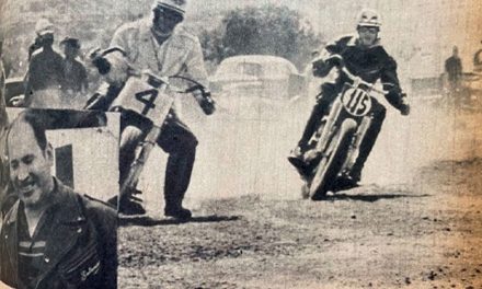 Moto carreras en Tampico en 1964