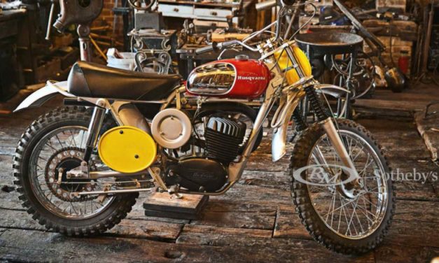 A subasta la Husqvarna Viking 360 de Steve McQueen