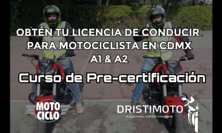Conseguir la licencia de motociclista es muy fácil