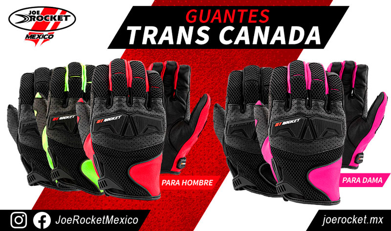 Guantes Trans Canadá de JOE ROCKET MEXICO