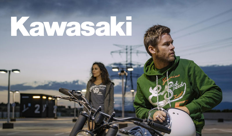 KAWASAKI y su colección de línea de ropa.