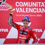 Bagnaia gana el GP de la Comunitat Valencia delante de Martín y Miller
