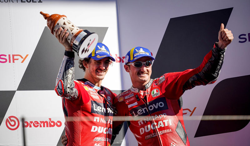 Bagnaia conquista el tercer título de constructores en MotoGP en Portimão