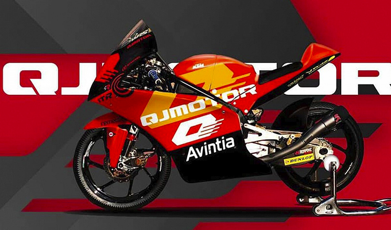 Avintia, el equipo que colabora con Valentino Rossi en Moto3, correrá en el Campeonato del Mundo con QJMotor