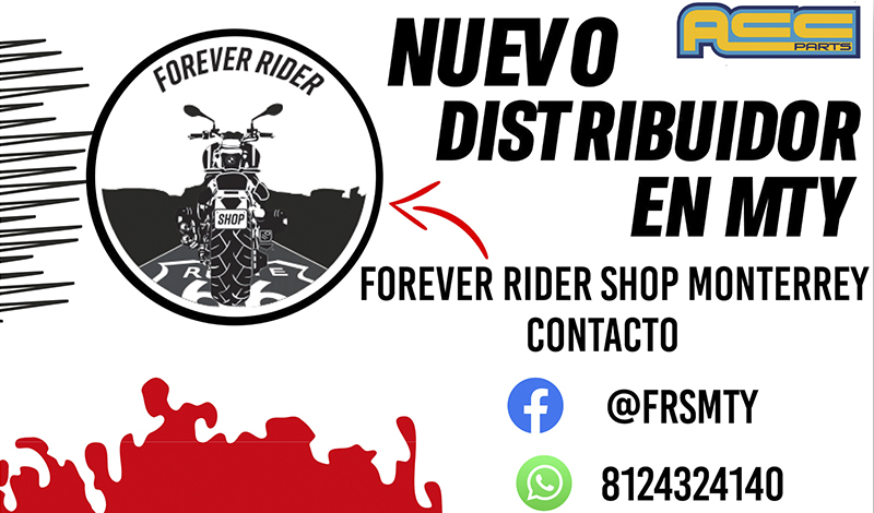 Forever Rider Shop de ACC PARTS, ahora en Monterrey