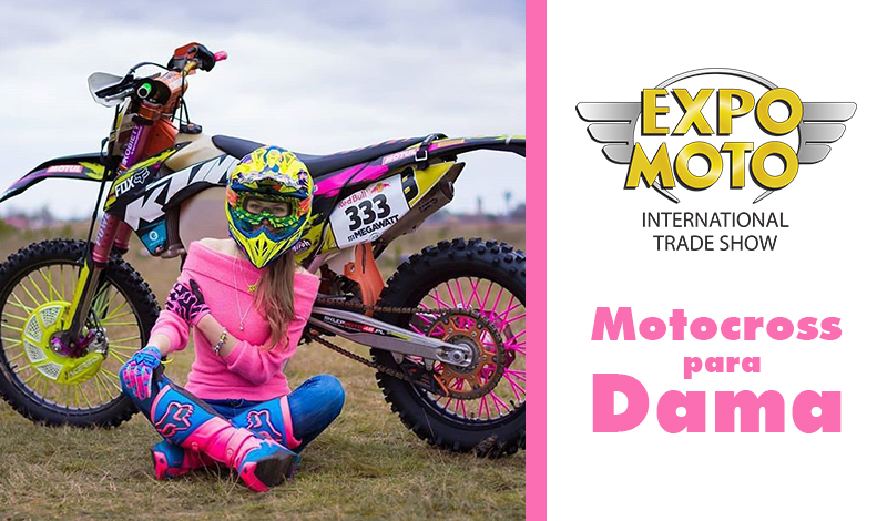 Luce como una verdadera reina del Motocross